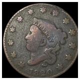 1820 Large Cent NICELY CIRCULATED