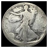 Walking Liberty Half Dollar 1942. LIGHTLY CIRCULAT
