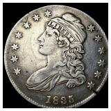 1835 Capped Bust Half Dollar CLOSELY  UNCIRCULATE