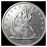 1867 Seated Liberty Half Dollar UNCIRCULATED