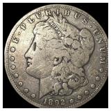 1892 Silver Morgan Dollar LIGHTLY CIRCULATED