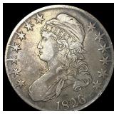 1826 Capped Bust Half Dollar NEARLY UNCIRCULATED