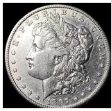 1897 Morgan Silver Dollar CLOSELY UNCIRCULATED