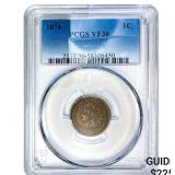 1874 Indian Head Cent PCGS XF30