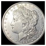 1887-S Silver Morgan Dollar ABOUT UNCIRCULATED