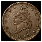 1863 Civil War Token - Army & Navy CLOSELY  UNCIR