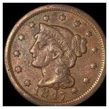 1847 Braided Hair Large Cent CLOSELY UNCIRCULATED