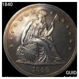 1840 Seated Liberty Dollar UNCIRCULATED