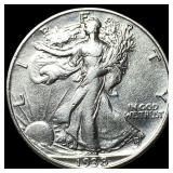 1938-D Silver Walking Liberty Half Dollar CLOSELY