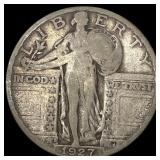 1927-S Silver Standing Liberty Quarter NICELY CIRC