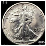 1916 Walking Liberty Half Dollar CHOICE BU