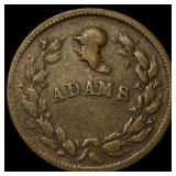 1863 Civil War Token - "Adams" NEARLY  UNCIRCUL