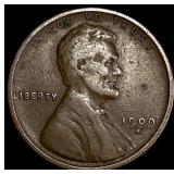 1909-S Lincoln Wheat Cent ABOUT UNCIRCULATED