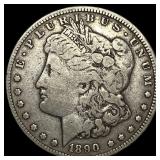 1890-CC Silver Morgan Dollar LIGHTLY CIRCULATED
