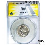 1952 Jefferson Nickel ANACS PF67