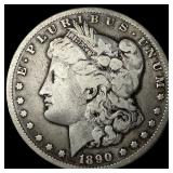1890-CC Silver Morgan Dollar LIGHTLY CIRCULATED