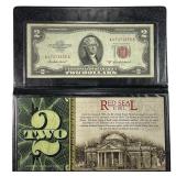 1963 Red Seal $2 Bill