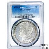 1880/9-S Morgan Silver Dollar PCGS MS64