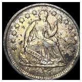 1856 Seated Liberty Half Dime NEARLY UNCIRCULATED