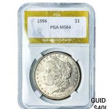 1896 Morgan Silver Dollar PGA MS64