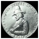 1920 Silver Pilgrim Tercentenary Half Dollar ABOUT