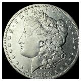 1893-O Silver Morgan Dollar LIGHTLY CIRCULATED
