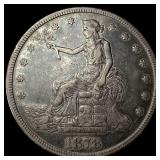 1878-S Silver Trade Dollar NEARLY UNCIRCULATED