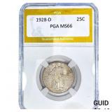1928-D Standing Liberty Quarter PGA MS66