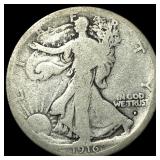 1916-D Silver Walking Liberty Half Dollar NICELY C