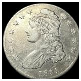 1834 Capped Bust Half Dollar NEARLY UNCIRCULATED