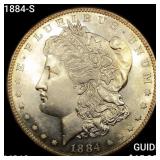 1884-S Morgan Silver Dollar UNCIRCULATED +