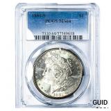 1881-S Morgan Silver Dollar PCGS MS64