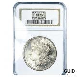 1882-S Morgan Silver Dollar NGC MS65