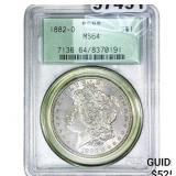 1882-O Morgan Silver Dollar PCGS MS64