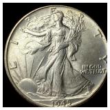 1945 Walking Liberty Half Dollar