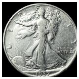 1937 Walking Liberty Half Dollar LIGHTLY CIRCULATE