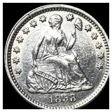 1858-O Silver Half Dime GEM BU