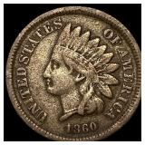 1860 Copper-Nickel Indian Head Cent LIGHTLY CIRCUL