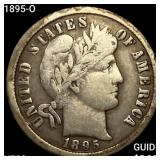 1895-O Barber Dime LIGHTLY CIRCULATED