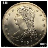 1838 Capped Bust Half Dollar UNCIRCULATED