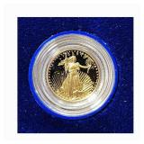 1990 American Eagle 1/10 oz Gold Proof Coin