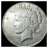 1927 Peace Silver Dollar NEARLY UNCIRCULATED