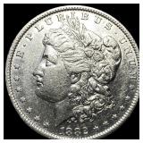 1882-S Silver Morgan Dollar CLOSELY UNCIRCULATED