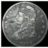 1834 Capped Bust Half Dollar NICELY CIRCULATED