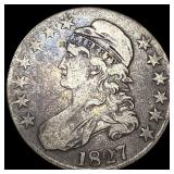 1827 Capped Bust Half Dollar NEARLY UNCIRCULATED