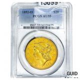 1852-O $20 Gold Double Eagle PCGS AU55