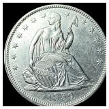 1859 Silver Half Dollar LIGHTLY CIRCULATED