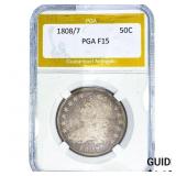 1808/7 Capped Bust Half Dollar PGA F15