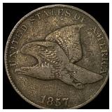 1857 Flying Eagle Cent NEARLY UNCIRCULATED