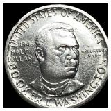 1946 Silver Half Dollar Booker T. Washington UNCIR